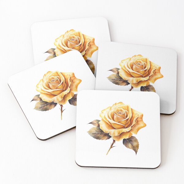 Item preview, Golden Rose | Elegant Floral Aesthetic Art designed and sold by Mandayartstudio.