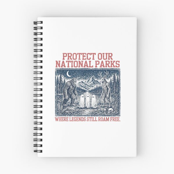 Item preview, Protect Our National Parks Cryptid Nature Protection Horror designed and sold by HuserPiri.