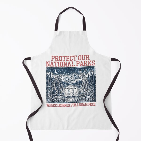 Item preview, Protect Our National Parks Cryptid Nature Protection Horror designed and sold by HuserPiri.