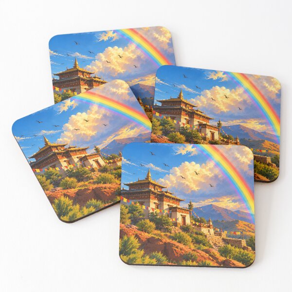 Item preview, Rainbow Mountain Temple designed and sold by FreeArt2.