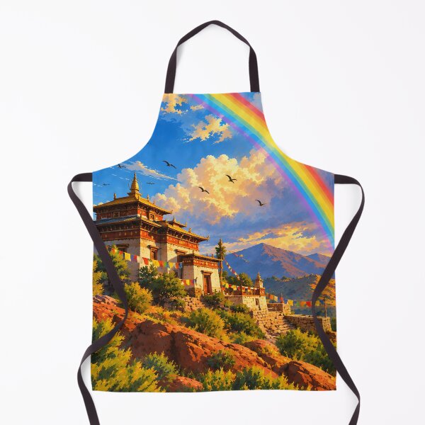 Item preview, Rainbow Mountain Temple designed and sold by FreeArt2.