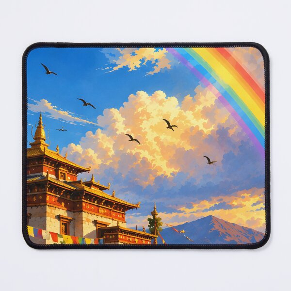Item preview, Rainbow Mountain Temple designed and sold by FreeArt2.
