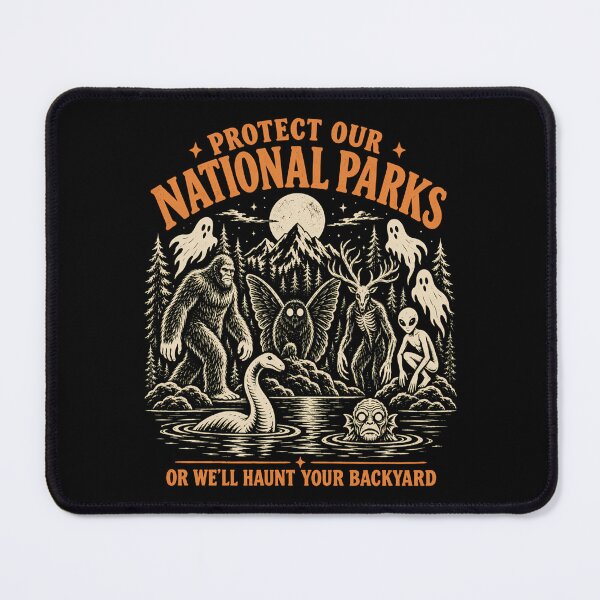 Item preview, Protect Our National Parks Cryptid Forest Legends Creatures designed and sold by HuserPiri.