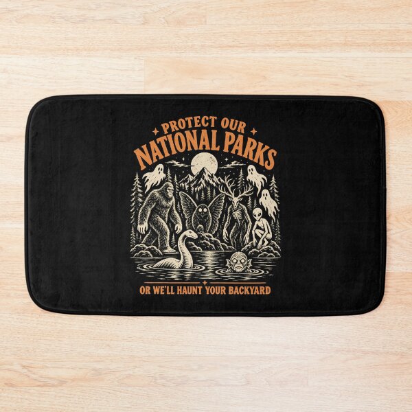 Item preview, Protect Our National Parks Cryptid Forest Legends Creatures designed and sold by HuserPiri.