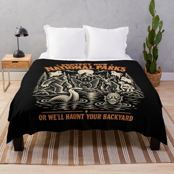 Item preview, Protect Our National Parks Cryptid Forest Legends Creatures designed and sold by HuserPiri.