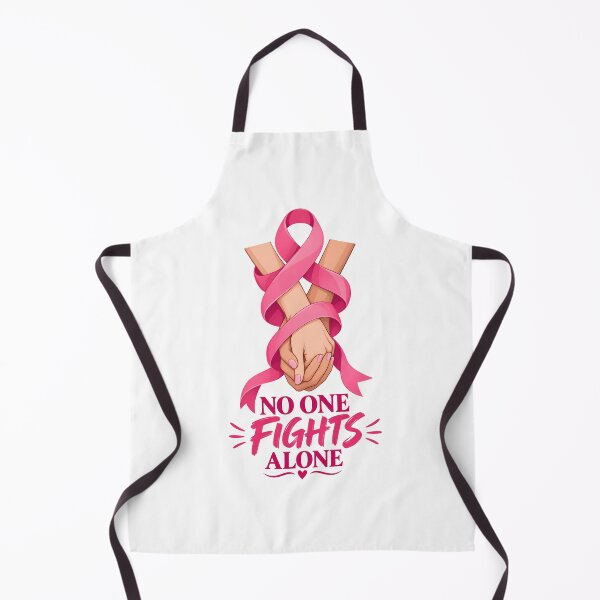 Item preview, No One Fights Alone Pink Ribbon Breast Cancer Support designed and sold by UniversPlant | Blooming with Hope.