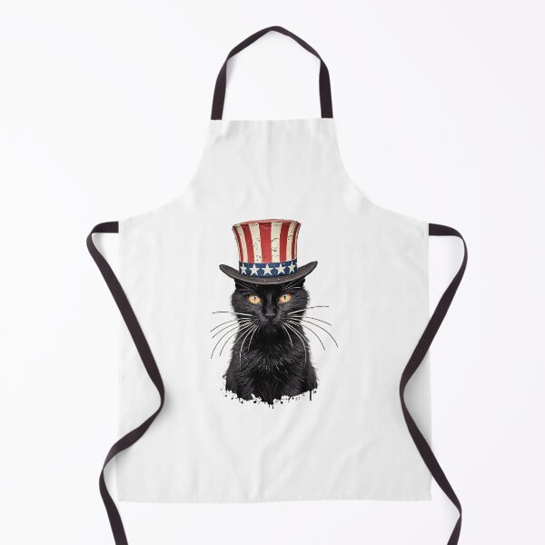 Item preview, Black Cat Wearing A Patriot Hat For Independence Day designed and sold by wayne-hanz.