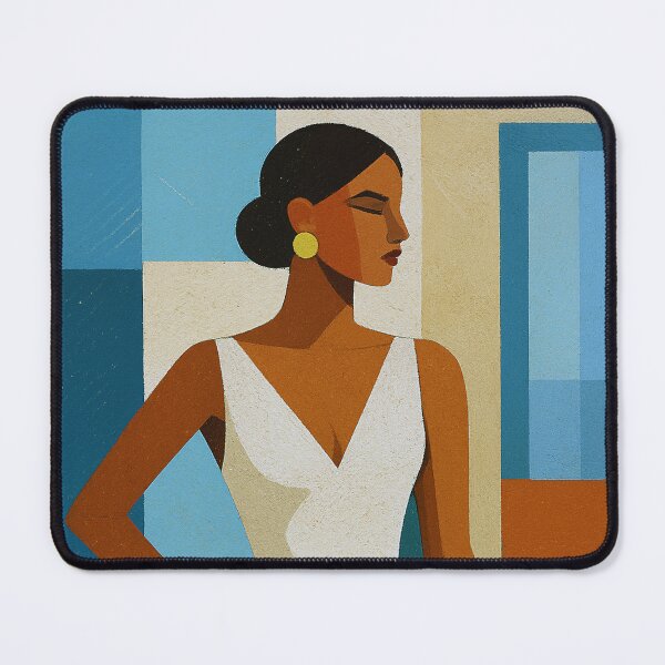 Item preview, Elegant woman in dress illustration designed and sold by GalleryKauffeld.