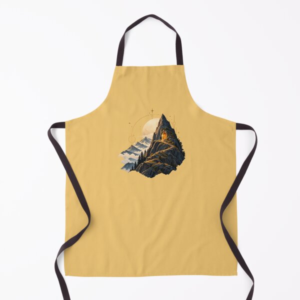 Item preview, Portal on the Mountain - Fantasy Wanderer & Celestial Moon Graphic designed and sold by Ozyven-Creation.