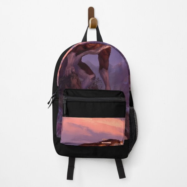 Item preview, Werewolf Howling At Sunset Mountain Landscape designed and sold by MarthaCrawfor.