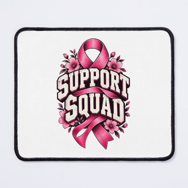 Item preview, Pink Ribbon Breast Cancer Support Squad Floral designed and sold by UniversPlant | Blooming with Hope.