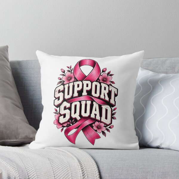 Item preview, Pink Ribbon Breast Cancer Support Squad Floral designed and sold by UniversPlant | Blooming with Hope.