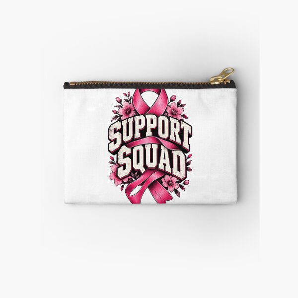 Item preview, Pink Ribbon Breast Cancer Support Squad Floral designed and sold by UniversPlant | Blooming with Hope.