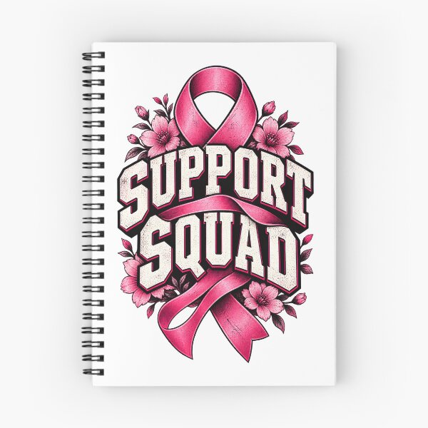 Item preview, Pink Ribbon Breast Cancer Support Squad Floral designed and sold by UniversPlant | Blooming with Hope.