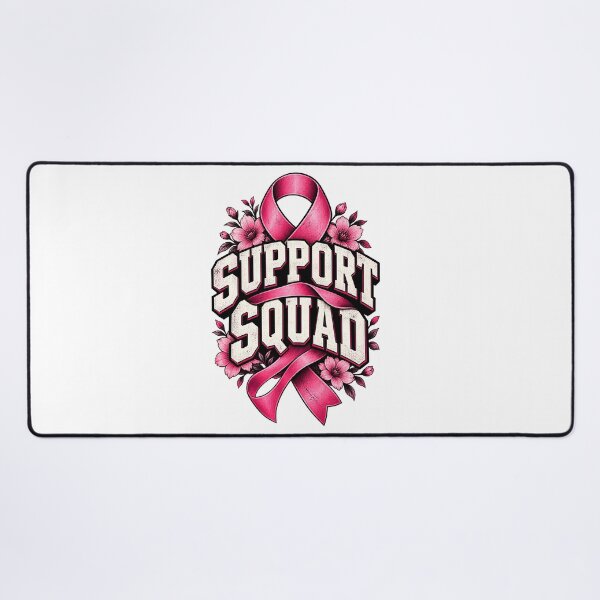 Item preview, Pink Ribbon Breast Cancer Support Squad Floral designed and sold by UniversPlant | Blooming with Hope.