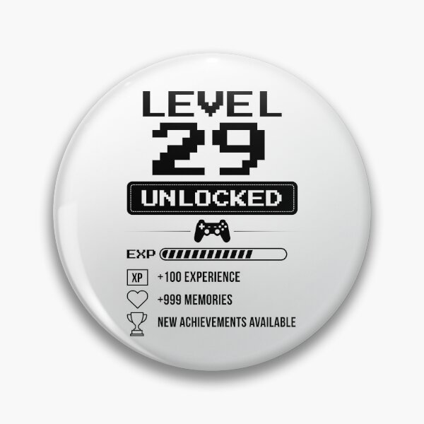 Item preview, Level 29 Unlocked birthday gift designed and sold by NumbersFort.