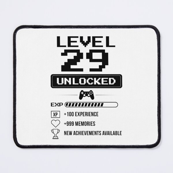 Item preview, Level 29 Unlocked birthday gift designed and sold by NumbersFort.