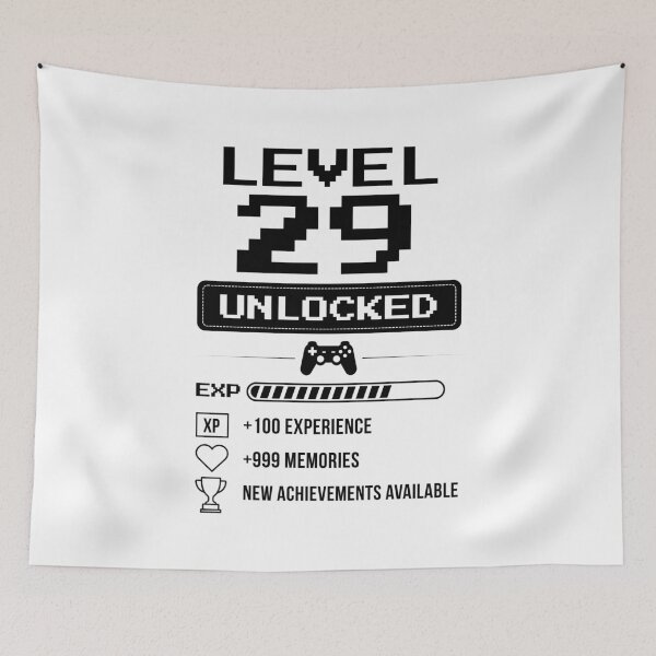 Item preview, Level 29 Unlocked birthday gift designed and sold by NumbersFort.