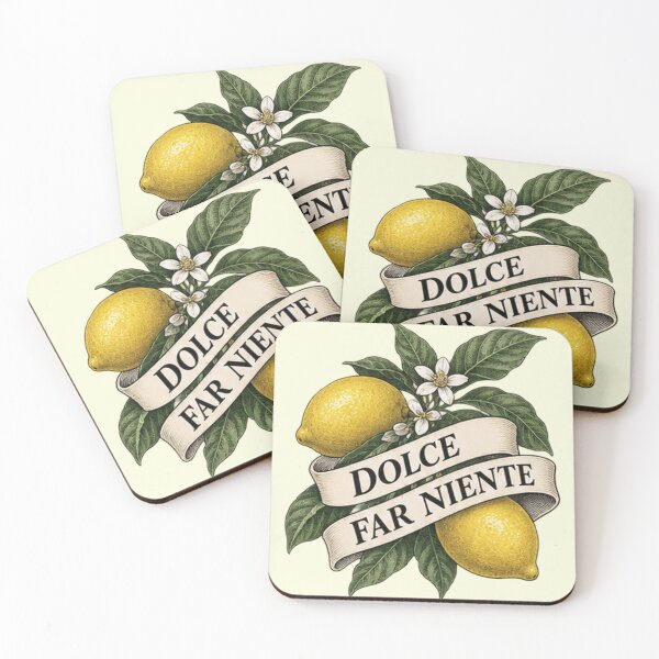 Item preview, Dolce Far Niente – Italian Lemons & Botanical Illustration designed and sold by MetaModel Editions.