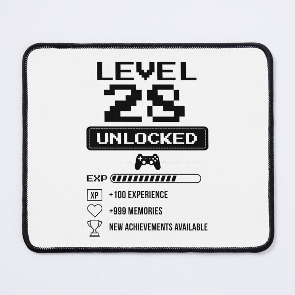 Item preview, Level 28 Unlocked birthday gift designed and sold by NumbersFort.
