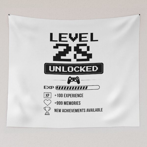 Item preview, Level 28 Unlocked birthday gift designed and sold by NumbersFort.