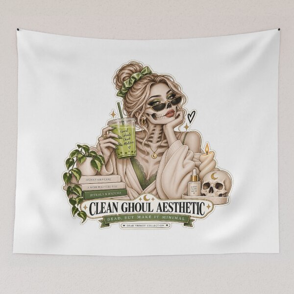 Item preview, ⚡Dead Trendy Collection⚡- Clean Ghoul Aesthetic designed and sold by WheelieGdArt.