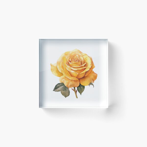 Artikelvorschau, Goldene Rose | Elegante florale Ästhetik entworfen und verkauft von Mandayartstudio.