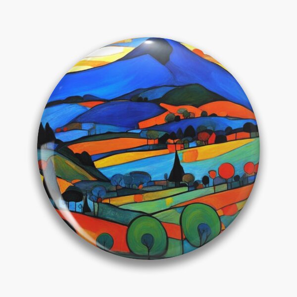 Item preview, Blue Mountain Landscape designed and sold by George Hutton Hunter.