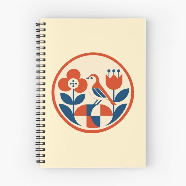 Item preview, Retro Garden – Geometric Bird designed and sold by mellow-koko.
