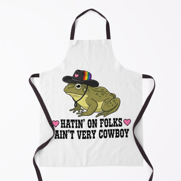 Item preview, Hatin On Folks Ain't Very Cowboy Frog Western Rainbow Pride LGBTQ Ally Southern Kindness designed and sold by raedattia.