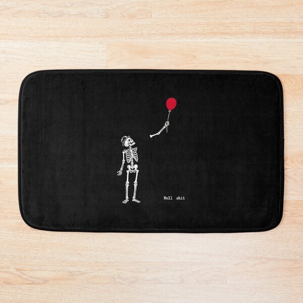 Item preview, Skeleton Lost Balloon Well Shit – Funny Halloween Quote designed and sold by Dmo3HarkoArt.