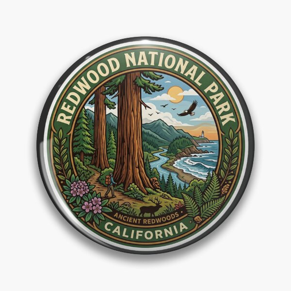 Item preview, Redwood National Park California  designed and sold by TulipaGraphics.