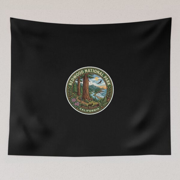 Item preview, Redwood National Park California  designed and sold by TulipaGraphics.