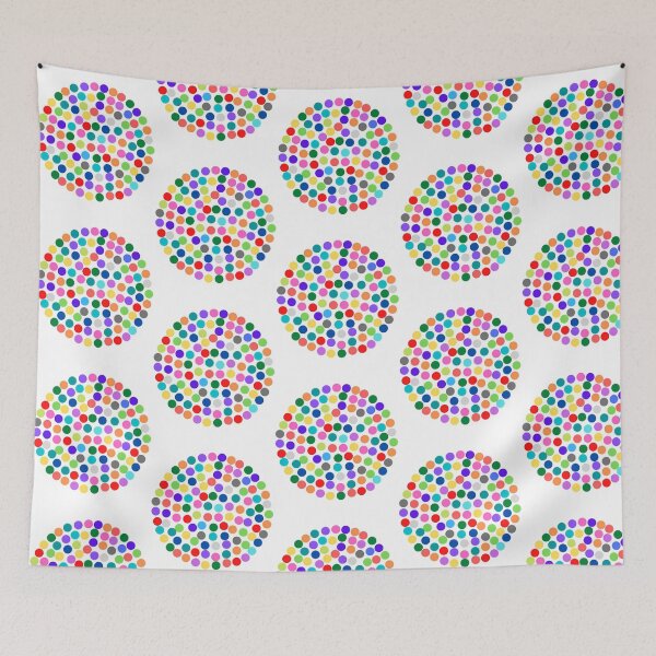 Item preview, Colorful Polka Dots In A Circle designed and sold by wayne-hanz.