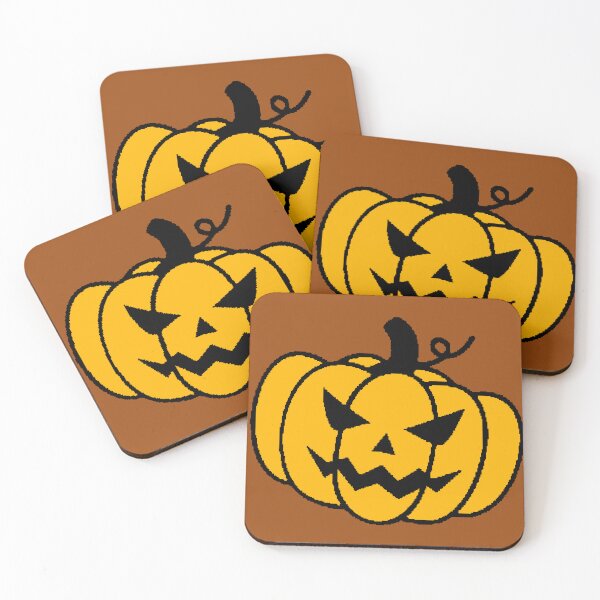 Item preview, Pixel Pumpkin Halloween - Retro 8-Bit Orange Jack O' Lantern designed and sold by AstronautMerch.