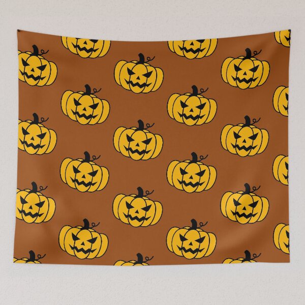 Item preview, Pixel Pumpkin Halloween - Retro 8-Bit Orange Jack O' Lantern designed and sold by AstronautMerch.