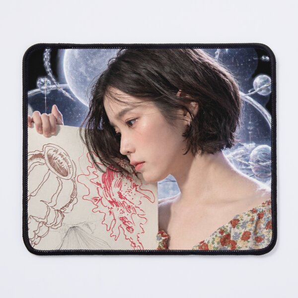 Item preview, IU Unknown Planet Retro Flower Dress Illustration designed and sold by Valereekmerch.