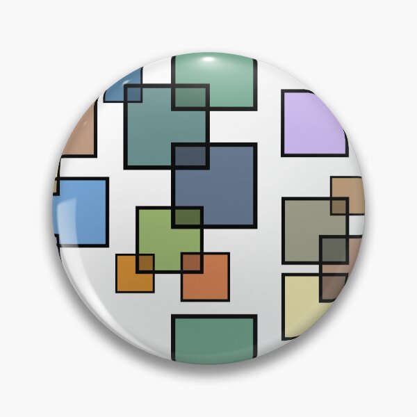 Item preview, Retro Abstract Geometric Color Blocks designed and sold by JOHN44ART.