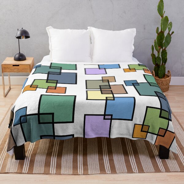 Item preview, Retro Abstract Geometric Color Blocks designed and sold by JOHN44ART.
