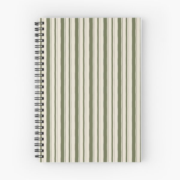 Item preview, Olive Green and Oatmeal Uneven Stripes — Compás designed and sold by AKAYOLO.