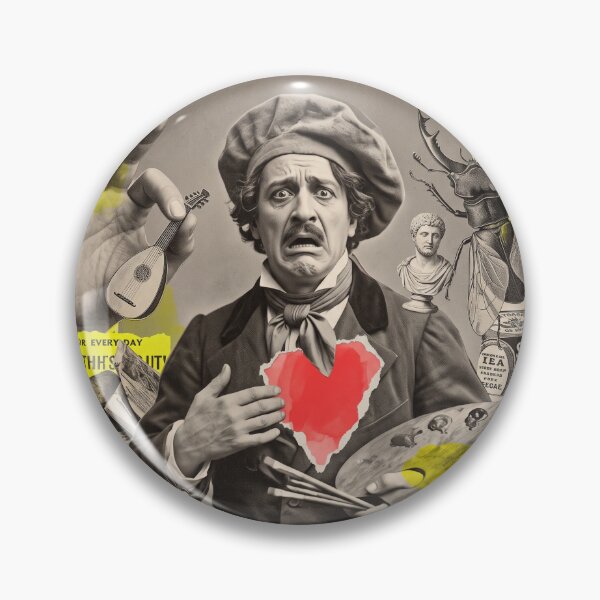 Item preview, Qualis Artifex Pereo: Nero's Dying Vanity Dada Collage Art Print designed and sold by FreiherrPK.