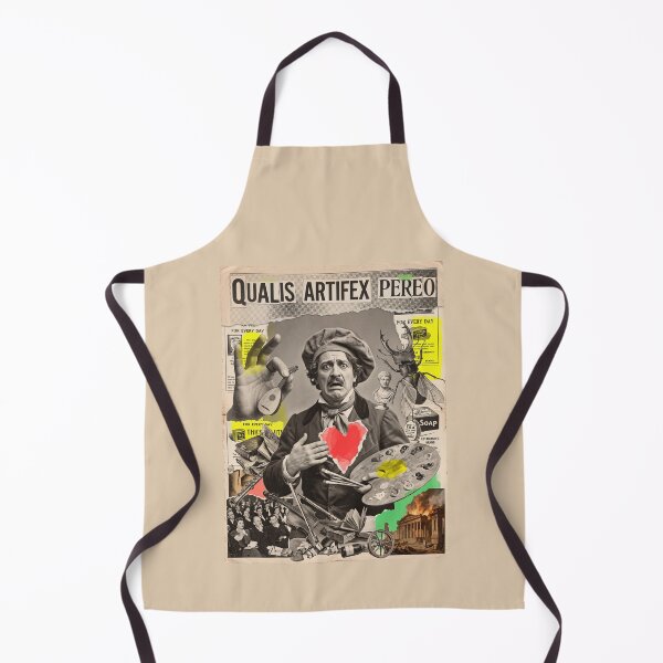Item preview, Qualis Artifex Pereo: Nero's Dying Vanity Dada Collage Art Print designed and sold by FreiherrPK.