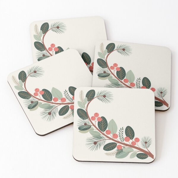 Item preview, Minimalist Winter Botanical Branch Art designed and sold by TrendMorphic.