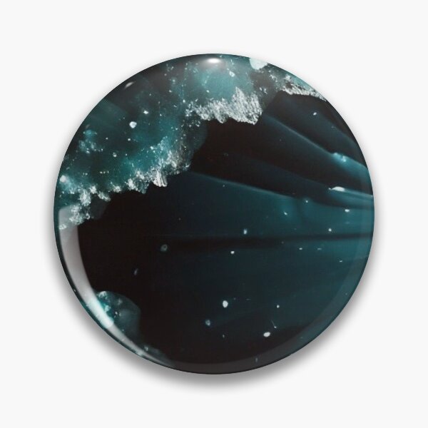 Item preview, Teal Emerald Crystal Geode Macro — Turquoise Agate Mineral Gemstone Art designed and sold by LYAN-STORE.