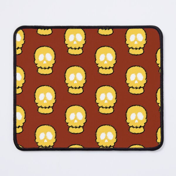 Item preview, Yellow Skull Halloween - Terrifying Distorted Yellow Skull designed and sold by AstronautMerch.