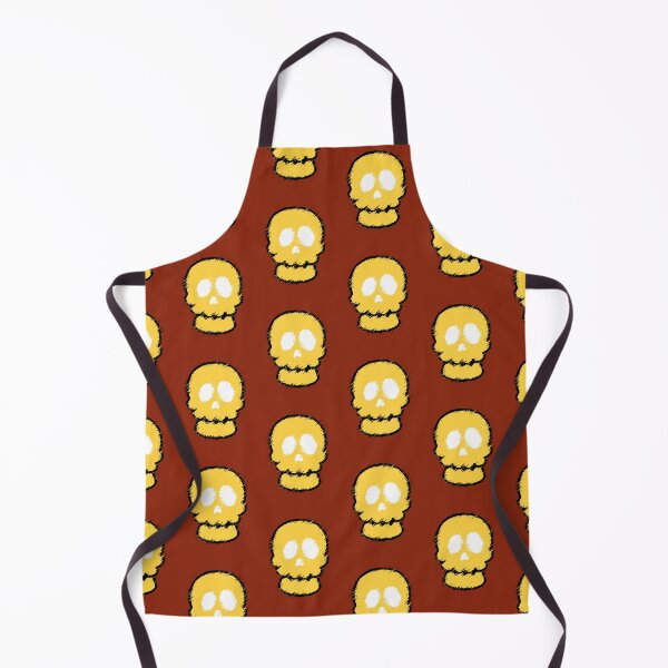 Item preview, Yellow Skull Halloween - Terrifying Distorted Yellow Skull designed and sold by AstronautMerch.