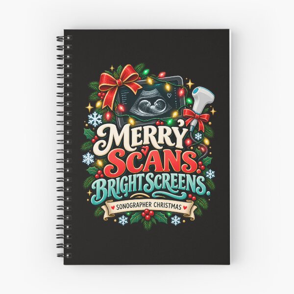 Item preview, Sonographer Christmas – Merry Scans Bright Screens designed and sold by MiSuPa Studio.