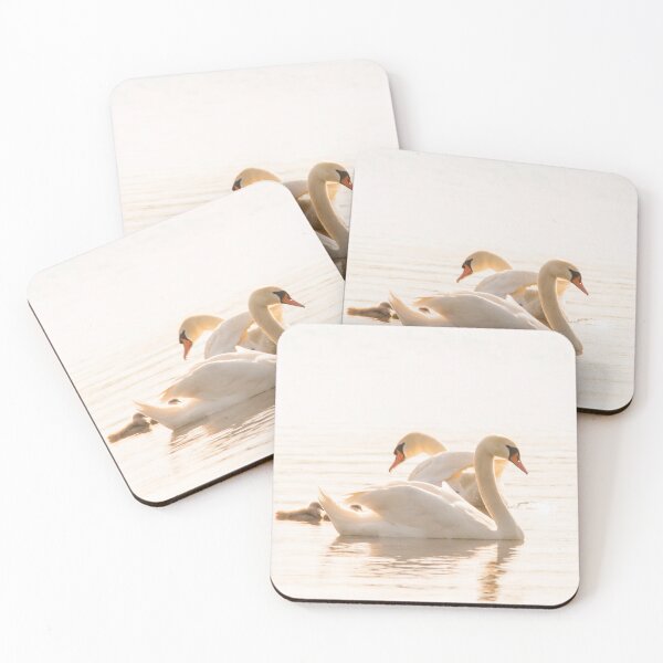 Item preview, Swan Family in Golden Light designed and sold by gabormedve.