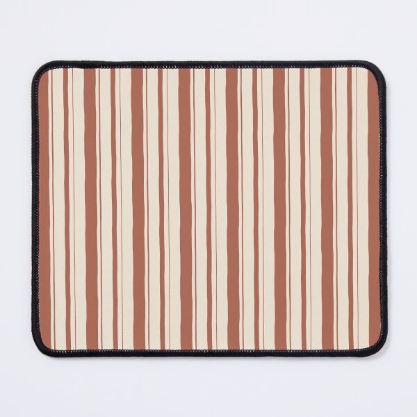 Item preview, Terracotta and Cream Uneven Stripes — Compás designed and sold by AKAYOLO.