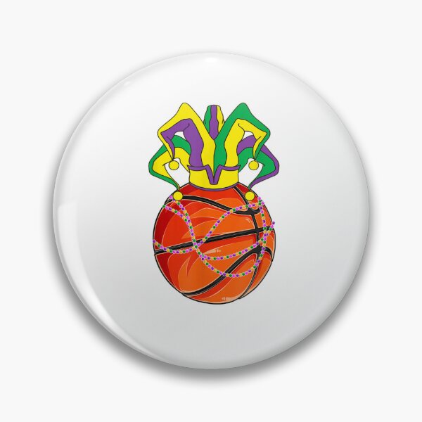 Item preview, Mardi Gras Basketball Jester Funny Carnival Party Sports designed and sold by Beanimilki.